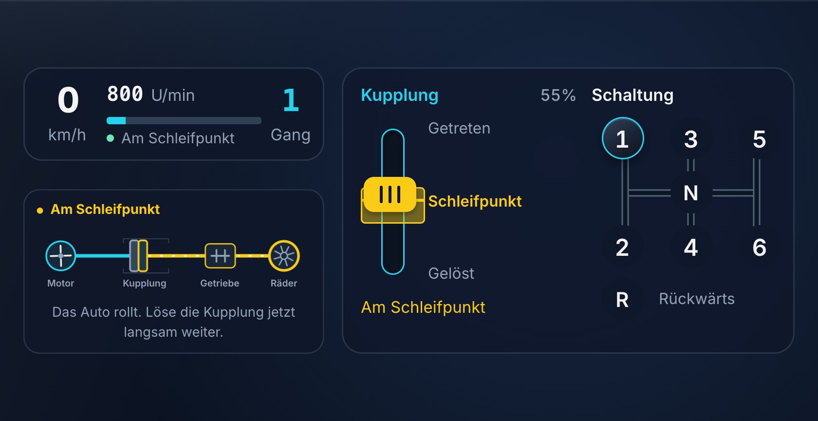 Schalten & Anfahren